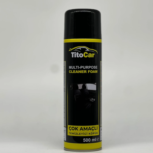 TitoCar Çok Amaçlı Temizleyici Köpük Sprey 500 ml
