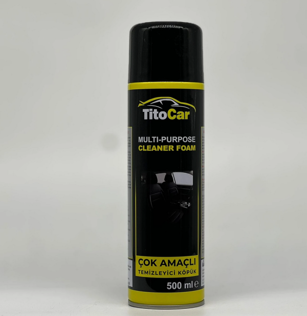 TitoCar Çok Amaçlı Temizleyici Köpük Sprey 500 ml