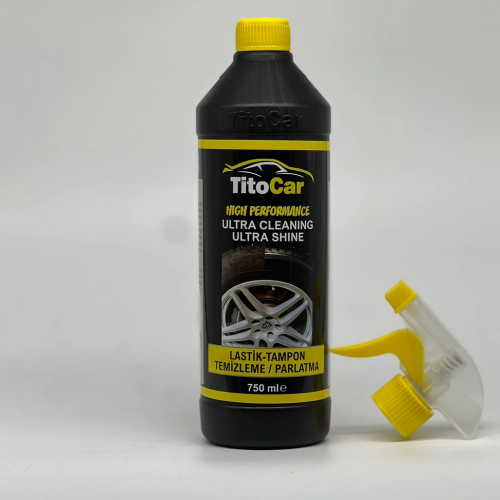 TitoCar Lastik Tampon Temizleme ve Parlatma Sıvısı 750 ml