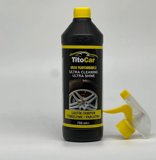TitoCar Lastik Tampon Temizleme ve Parlatma Sıvısı 750 ml