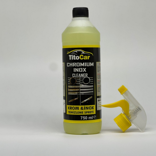 TitoCar Krom&İnox Temizleme Sıvısı 750 ml