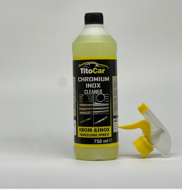 TitoCar Krom&İnox Temizleme Sıvısı 750 ml