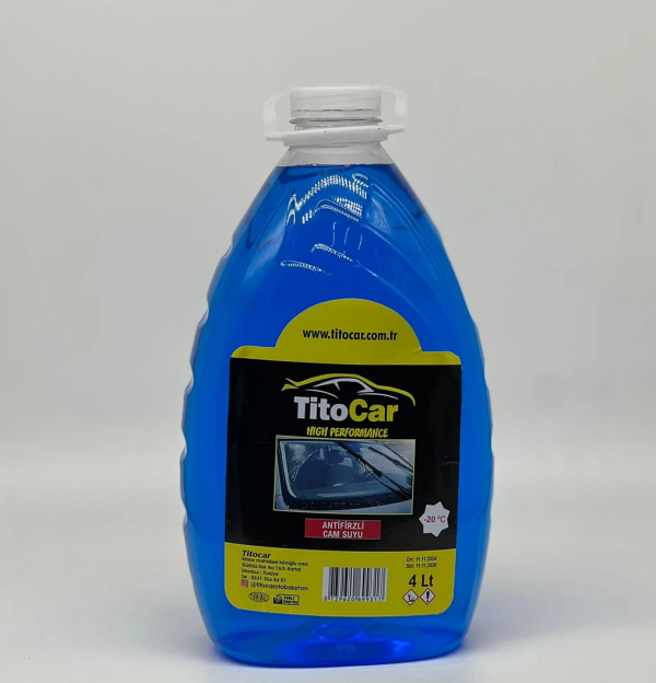 TitoCar Antifirizli -20° Oto Cam suyu 4lt