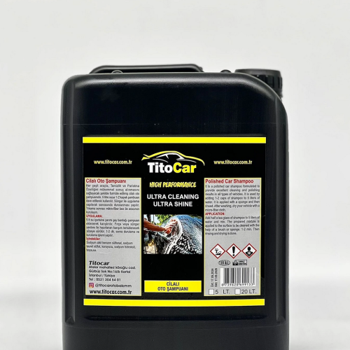 TitoCar Cilalı Oto Şampuan 5 Litre