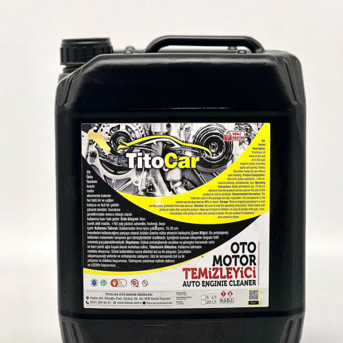 TitoCar Motor Temizliği Sıvı 5 Litre