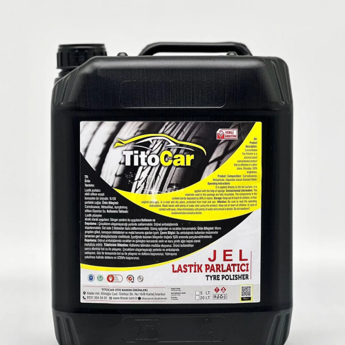 TitoCar Lastik Parlatıcı Jel 5 Litre