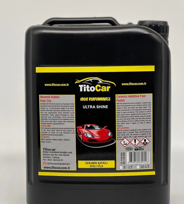 TitoCar Seramik Katkılı Hızlı Cila 5 Litre