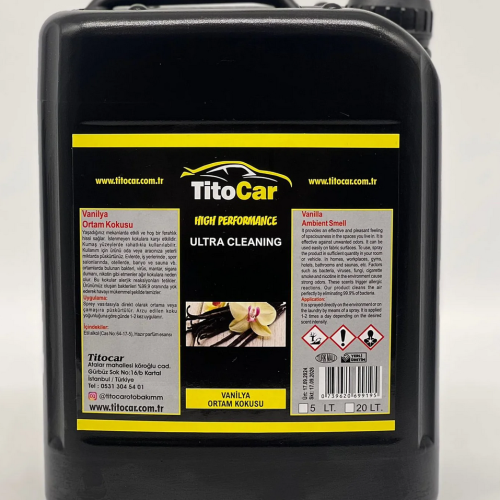 TitoCar Vanilya Ortam Kokusu 5lt