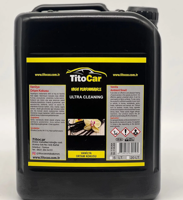 TitoCar Vanilya Ortam Kokusu 5lt