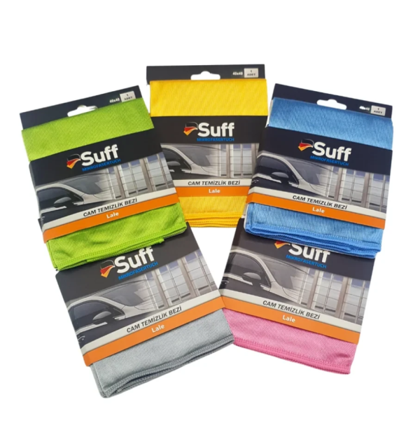 Suff Mikrofiber Cam Temizleme Bezi (Lale) 50x70 cm