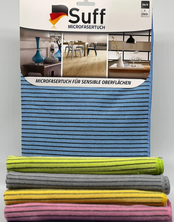 Suff Leylak Çizgili Mikrofiber Kuruluma Bezi 70x50 cm