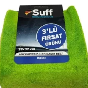 Suff 3'lü Fırsat Mikrofiber Cila Bezi (Zambak) 40x30 cm (A15-4030-250)