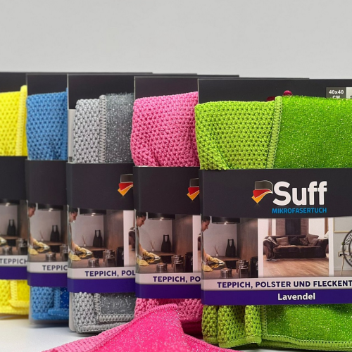 Suff Mikrofiber Temizlik (Kuaför) Bezi Zorlu Kirler İçin (Lavanta) 40×40 cm
