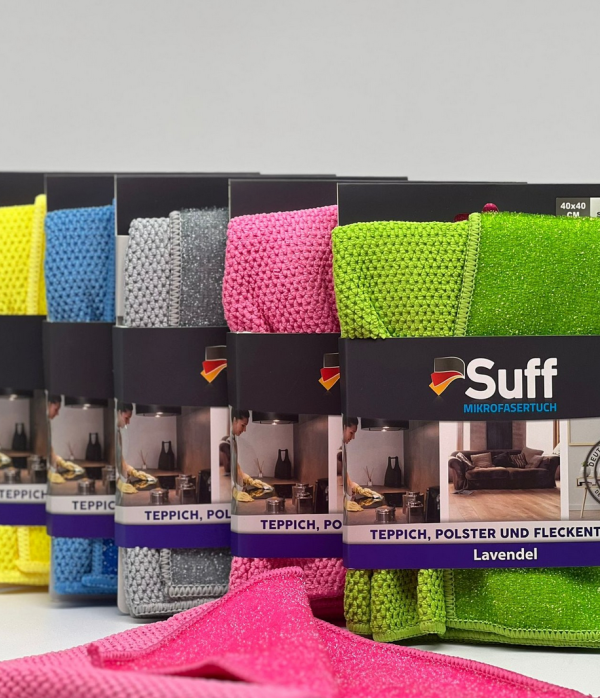 Suff Mikrofiber Temizlik (Kuaför) Bezi Zorlu Kirler İçin (Lavanta) 40x40 cm
