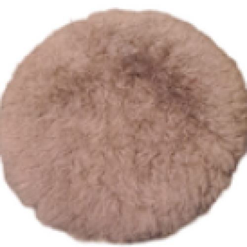 Polisaj Keçesi Cırt Tabanlı Gri / Beyaz 160 mm