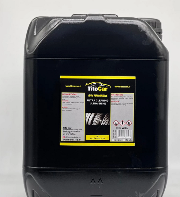 TitoCar Lastik Parlatıcı Jel 20 Litre