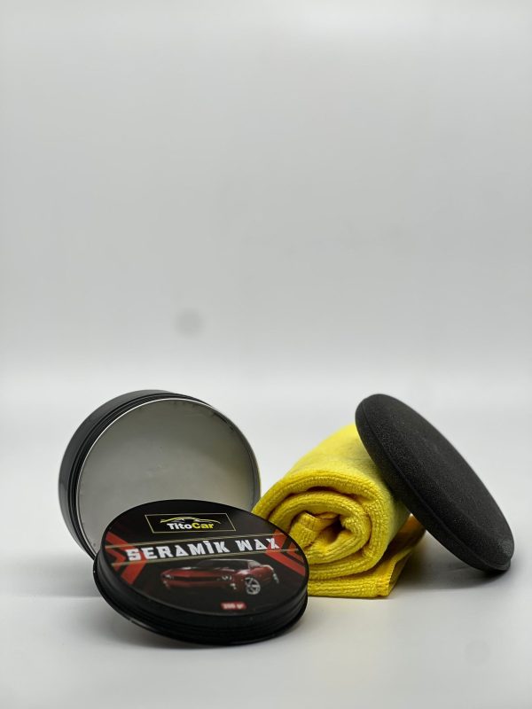TitoCar Seramik Wax 200 gr Mikrofiber Bez ve Ped Hediyeli - Afbeelding 2