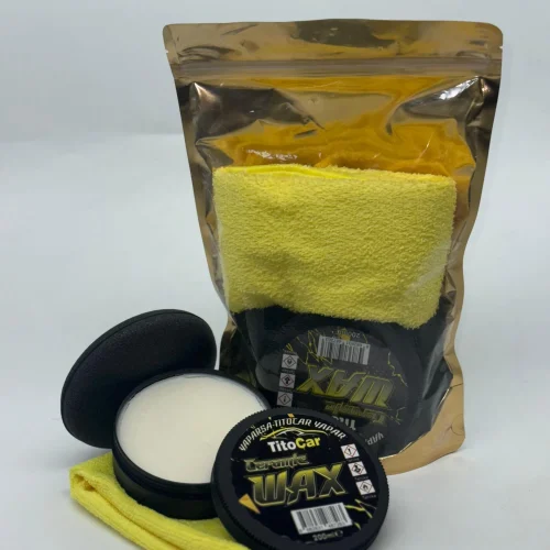 TitoCar Seramik Wax Mikrofiber Bez ve Ped Hediyeli 150 gr