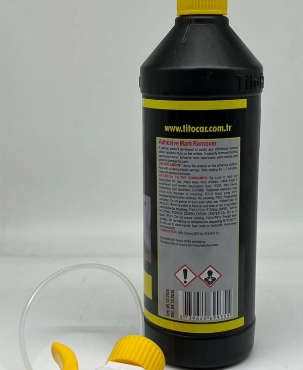 TitoCar Lijmresten Verwijderaar Vloeistof 750 ml - Afbeelding 2